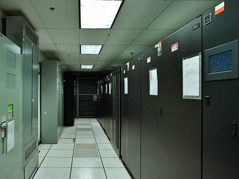 Power distribution equipment in Datacate's Rancho Cordova data center