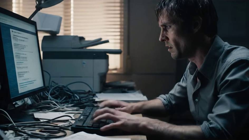 Tech bad to good concept still frame