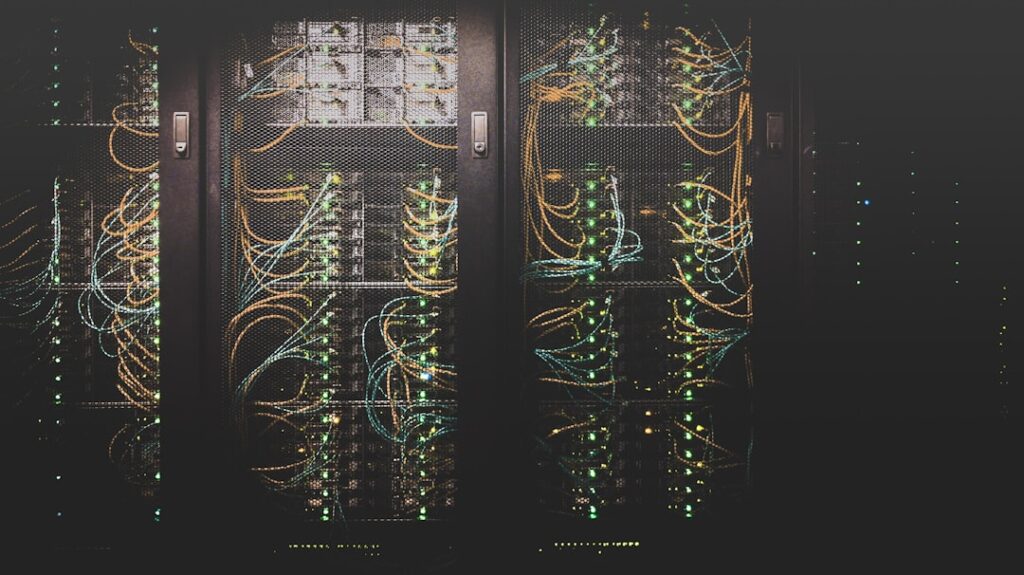 racks in data center